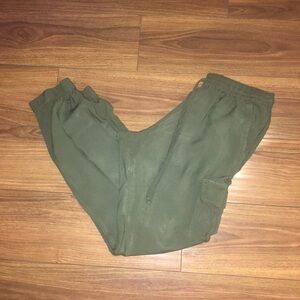 Olive green pants